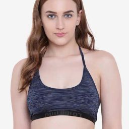 La Intimo Navy Blue Printed Aquachick Bra-picture-17