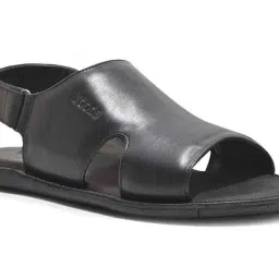 woodland Woods Men's Black Back Strap Sandals image 4