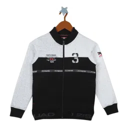 Monte Carlo Kids Grey & White Printed Sweatshirt image 1