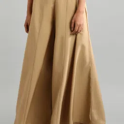 Aurelia Golden Mid Rise Palazzos image 1