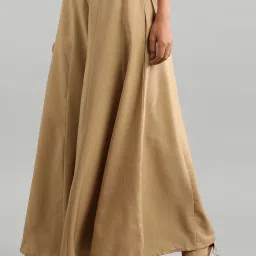 Aurelia Golden Mid Rise Palazzos image 3