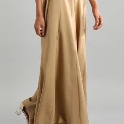 Aurelia Golden Mid Rise Palazzos image 4