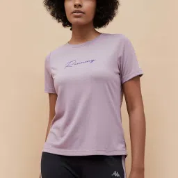 KAPPA Purple Printed Sports T-Shirt image 1