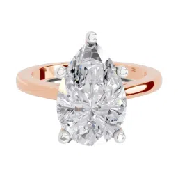 Sparkles Lab Grown Diamond 14k (585) Rose Gold Ring for Women image 1