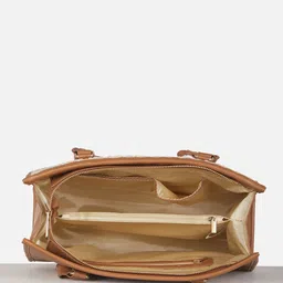 Van Heusen Woman Textured Structured Cut Work Shoulder Bag image 5
