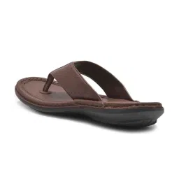 woodland Woods Men's Coffee Brown Thong Sandals image 5