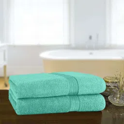 Raymond Home Forever Teal 350 GSM Cotton Bath Towel image 1