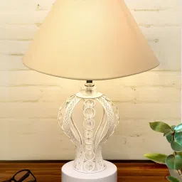 Homesake Grey Metal Table Lamp image 1