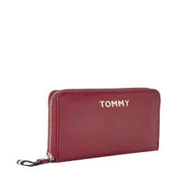 Tommy Hilfiger Red Solid Zip Around Wallet for Women image 2