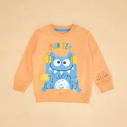 Pantaloons Baby Orange Sweatshirt image 1
