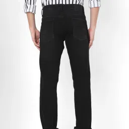 Spykar Black Slim Fit Lightly Washed Jeans image 2