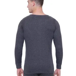 Bodycare Insider Grey Melange Regular Fit Thermal Top image 2