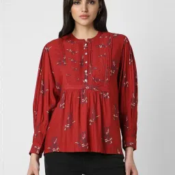 Van Heusen Red Printed Tunic image 1