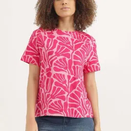 United Colors of Benetton Pink Printed Top-picture-18