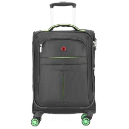 Wenger Fiero-Pro Grey 8 Wheel Small Soft Cabin Trolley - 28 cm image 1