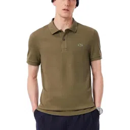 Lacoste Green L.12.12 Pique Slim Fit Polo T-Shirt-image-32