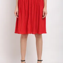 NEUDIS Red Skater Skirt image 1