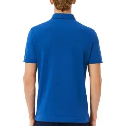 Lacoste Blue Paris Stretch Pique Regular Fit Polo T-Shirt image 2