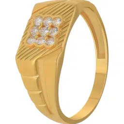 Malabar Gold and Diamonds 22k (916) Yellow Gold Ring for Men-picture-32