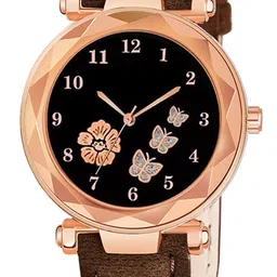 CERO Girls Pack Of 2 Leather Straps Analogue Multi Function Watch Com2-FBF223 image 3