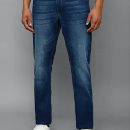 Allen Solly Jeans Navy Blue Regular Fit Jeans image 1