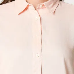 Bewakoof Light Pink Shirt With Shorts image 5
