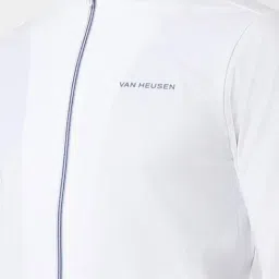 Van Heusen White Cotton Regular Fit Jacket image 4