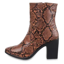 Catwalk Women's Hot Chic Tan Casual Booties image 3