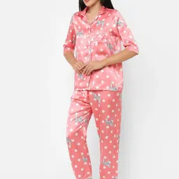 Sweet Dreams Pink Printed Pajama Set image 3