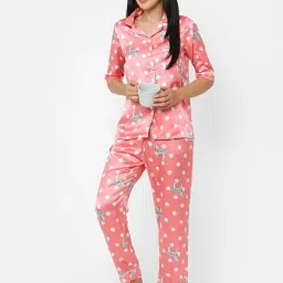 Sweet Dreams Pink Printed Pajama Set image 4
