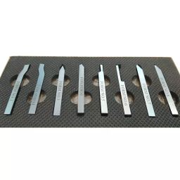 Assorts Lathe Form Tool Set M2 High Speed Steel 10x10x100 mm (Pack of 8)-picture-49