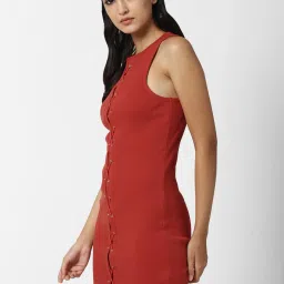 Forever 21 Red Regular Fit A Line Dress image 3