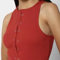 Forever 21 Red Regular Fit A Line Dress image 5