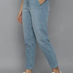 Allen Solly Blue Cotton Mid Rise Jeans image 3