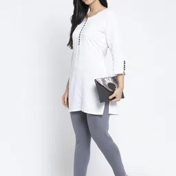 GRACIT Pack Of 2 Ankle Length Leggings image 4