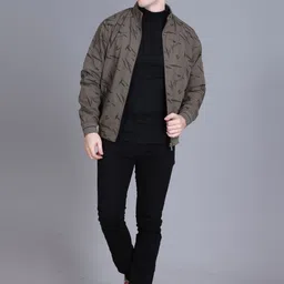Rare Times Men Checked Lightweight Bomber Jacket image 2