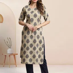 7Threads Women Pack Of 6 Ethnic Motifs Printed Daily Straight Kurtas-picture-41