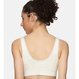 &Circus Modal Solid Maternity Bra With Nursing Access - White image 3