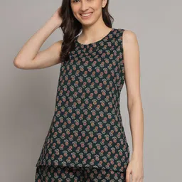 COTNUF Printed Pure Cotton Night Suit-picture-28