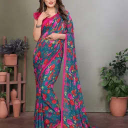 Moda Rapido Floral Printed Saree-picture-22
