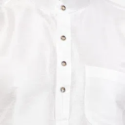 TS LIFESTYLE Mandarin Collar Straight Jacquard Kurta With Churidar & Jacket image 5