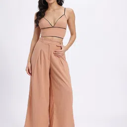 glitchez Smocked Seersucker Regular Fit Co-Ord Set image 4