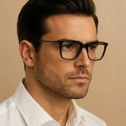 Police VPL563K52786FR Havana Rectangular Eye Frames For Men image 1