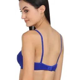 AROUSY Blue & Red Cotton Everyday Bras - Pack Of 5 image 2