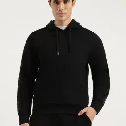 United Colors Of Benetton Black Boxy Fit Hoodie-picture-22