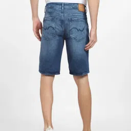 Jack & Jones Dark Blue Regular Fit Denim Shorts image 2