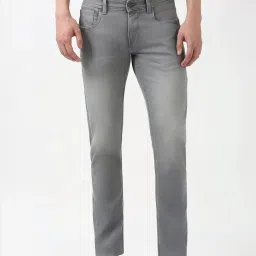 Peter England Grey Skinny Fit Jeans image 1