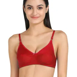AROUSY Blue & Red Cotton Everyday Bras - Pack Of 5 image 3