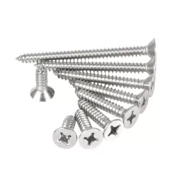 GENERIC Phillips Star Head Nickel Plated Finish 10x75 mm Drywall Screw, SS18 (Box of 200 Pcs)-image-2