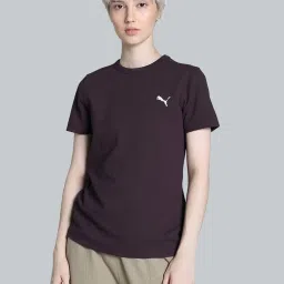 Puma Purple Plain Sports T-Shirt image 1